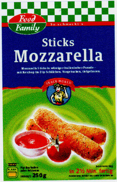Food Family Sticks Mozzarella