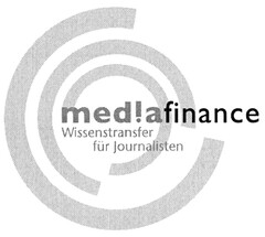 med!afinance Wissenstransfer für Journalisten