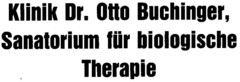 Klinik Dr. Otto Buchinger Sanatorium für biologische Therapie