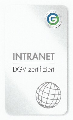 INTRANET DGV zertifiziert DEUTSCHER GOLF VERBAND