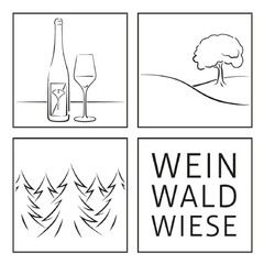 WEIN WALD WIESE