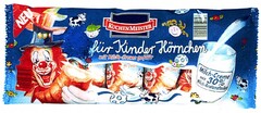 für Kinder Hörnchen mit Milch-Creme gefüllt