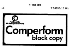 Comperform black cop Feldmühle Aktiengesellschaft