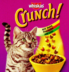 whiskas Crunch! mit Huhn, Truthahn und Ente