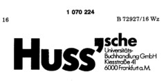 Huss`sche Universität-Buchandlung GmbH Kiesstraße 41