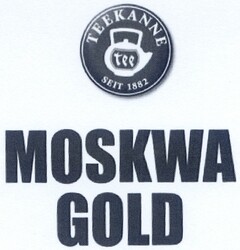 Teekanne seit 1882 Moskwa Gold