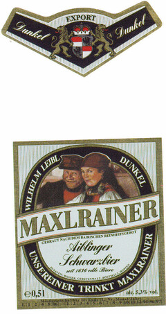 MAXLRAINER Schwarzbier