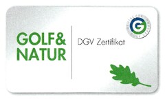 GOLF& NATUR DGV Zertifikat DEUTSCHER GOLF VERBAND