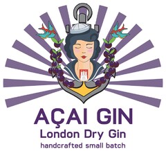 AÇAI GIN London Dry Gin handcrafted small batch