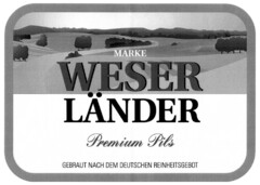 MARKE WESER LÄNDER Premium Pils GEBRAUT NACH DEM DEUTSCHEN REINHEITSGEBOT