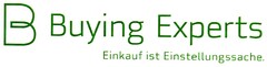 B Buying Experts Einkauf ist Einstellungssache.