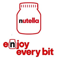 nutella enjoy every bit