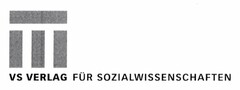 VS VERLAG FÜR SOZIALWISSENSCHAFTEN