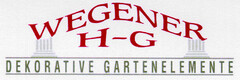 WEGENER H-G DEKORATIVE GARTENELEMENTE