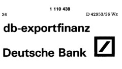 db-exportfinanz Deutsche Bank