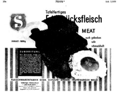 Tafelfertiges Frühstücksfleisch LUNCHEON MEAT auch gebacken sehr schmackhaft