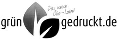 grün Das neue Öko-Label gedruckt.de