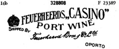 FEUERHEERDS "CASINO" PORT WINESHIPPED BY Feuerheerd Bros. & Co., Ltd.