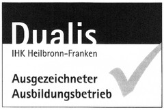 Dualis IHK Heilbronn-Franken Ausgezeichneter Ausbildungsbetrieb