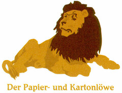 Der Papier- und Kartonlöwe