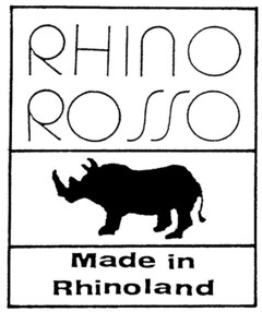 RHINO ROSSO Made in Rhinoland