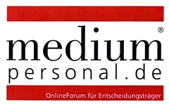 medium personal.de Onlineforum für Entscheidungsträger