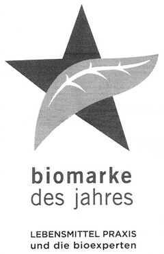 biomarke des Jahres LEBENSMITTEL PRAXIS und die bioexperten