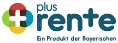 + plus rente Ein Produkt der Bayerischen