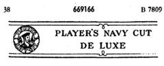 PLAYER'S NAVY CUT DE LUXE