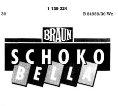 BRAUN SCHOKO BELLA