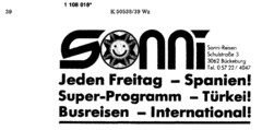 SONNI Jeden Freitag - Spanien! Super-Programm - Türkei! Busreisen - International!