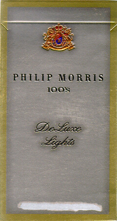 PHILIP MORRIS 100`S DeLuxe Lights