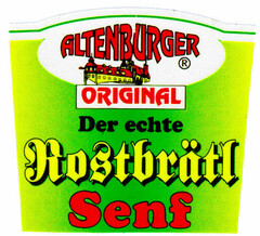 ALTENBURGER ORIGINAL Der echte Rostbrätl Senf