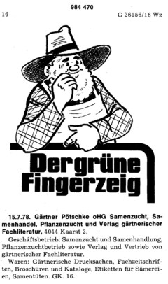 Der grüne Fingerzeig