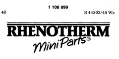 RHENOTHERM Mini Parts