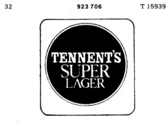 TENNENT`S SUPER LAGER