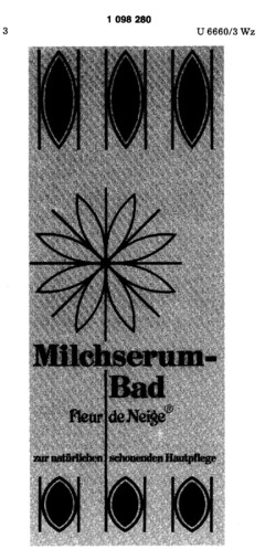 Milchserum-Bad Fleur de Neige zur natürlichen schonenden Hautpflege