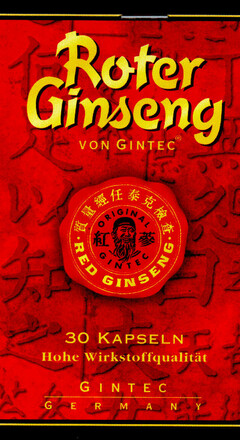 Roter Ginseng VON GINTEC