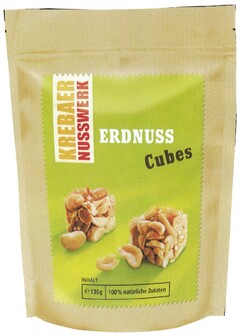 KREBAER NUSSWERK ERDNUSS Cubes