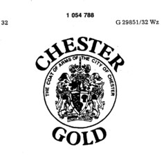 CHESTER GOLD THE COAT OF THE CITY OF CHESTER