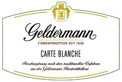 Geldermann FIRMENTRADITION SEIT 1838 CARTE BLANCHE