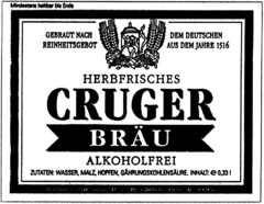 CRUGER BRÄU