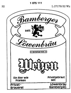 Bamberger Löwenbräu Weizen