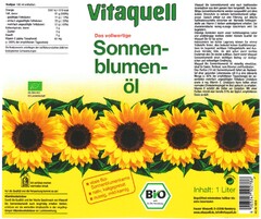 Vitaquell Das vollwertige Sonnenblumenöl