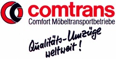 comtrans Comfort Möbeltransportbetriebe Qualitäts-Umzüge weltweit!