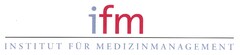 ifm INSTITUT FÜR MEDIZINMANAGEMENT