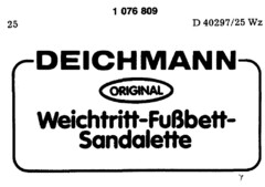 DEICHMANN ORIGINAL Weichtritt-Fußbett-Sandalette