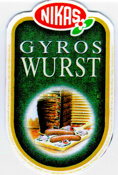 NIKAS GYROS WURST