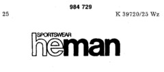 heman SPORTSWEAR