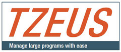 TZEUS Manage large programs with ease